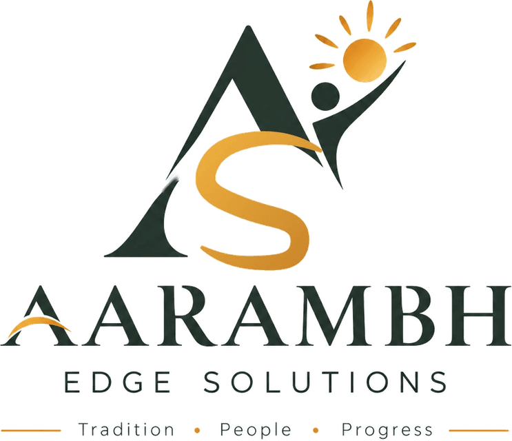 AARAMBH EDGE SOLUTIONS logo — Tradition, People, Progress